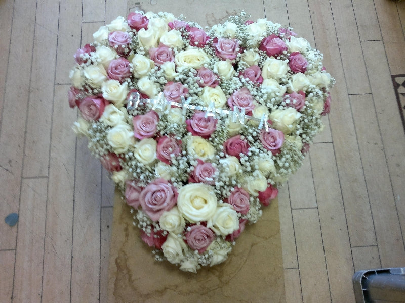 Pink Rose Heart