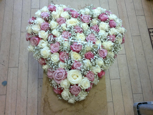 Pink Rose Heart