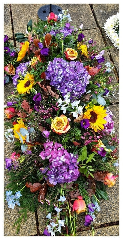 Classic Vintage Style Coffin Spray